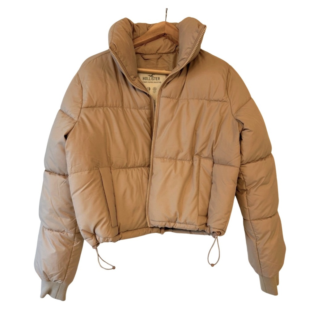 Hollister Beige Puffer